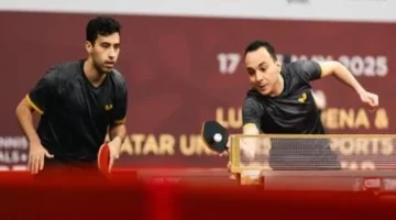 المركز العاشر.. ثنائي مصر البيلي وعبد العزيز يحققان طفرة في تصنيف تنس الطاولة